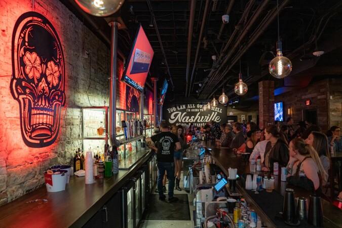 Best Sports Bars in Nashville - Lucky Bastard Saloon @ Nashville