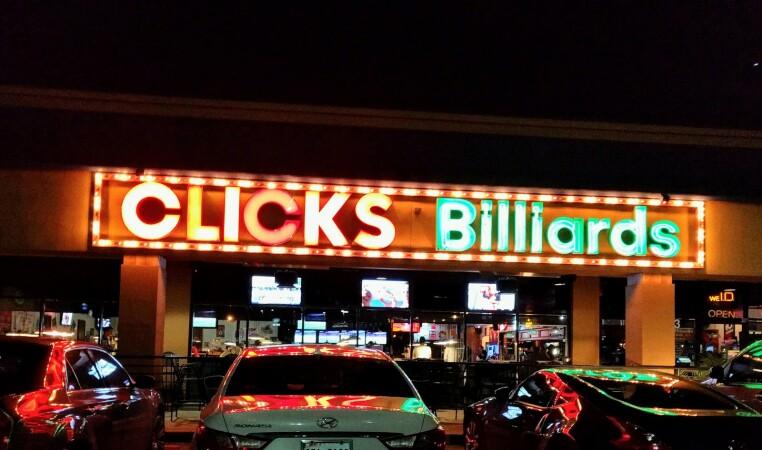 Best Sports Bars in El Paso - Clicks Billiards @ El Paso