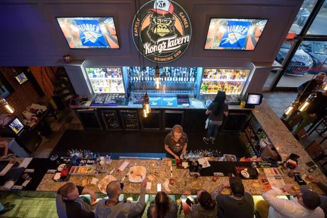 Best Sports Bars in Oklahoma City - Kong's Cantina & Chill